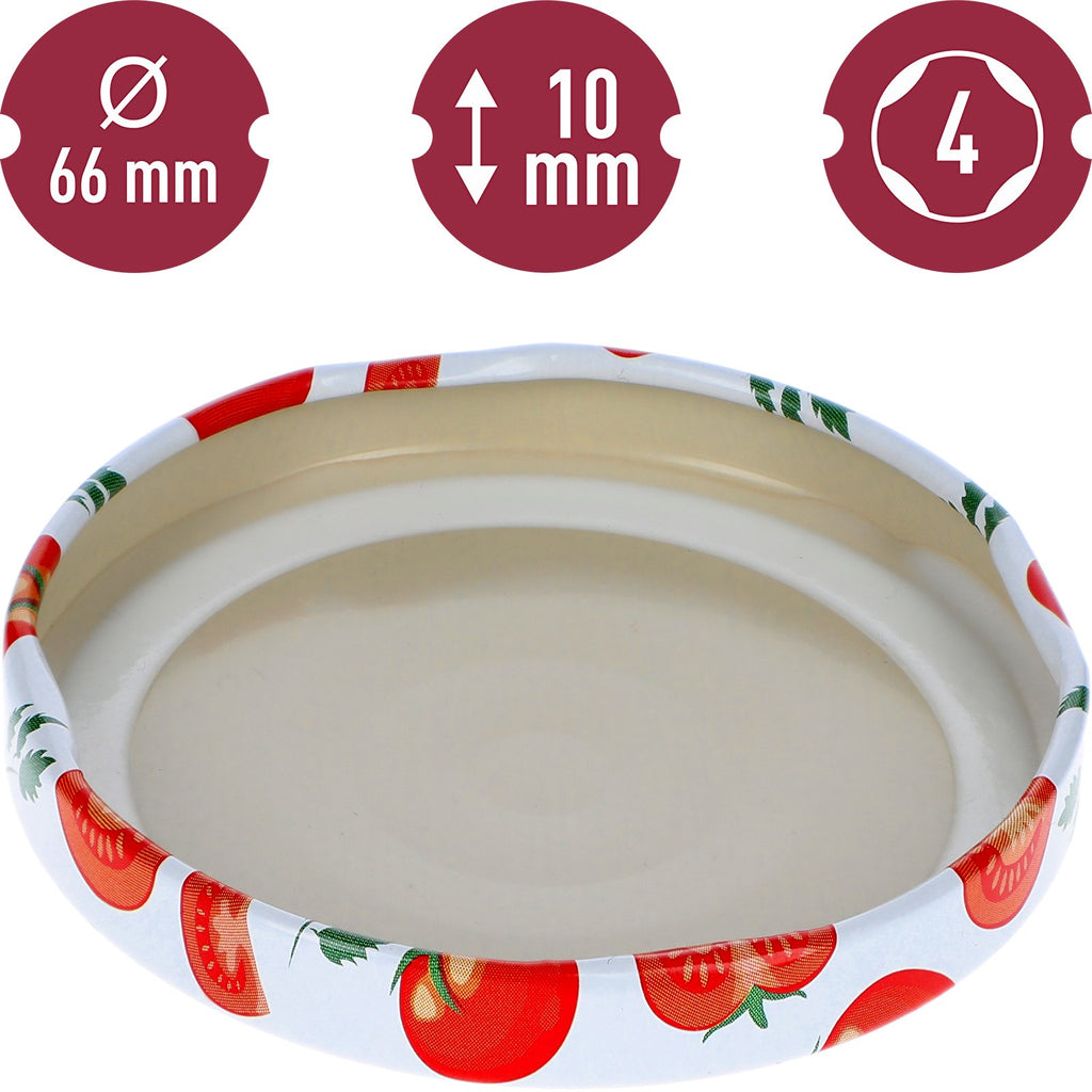 zakrętka fi 66/4 w pomidory 10szt.