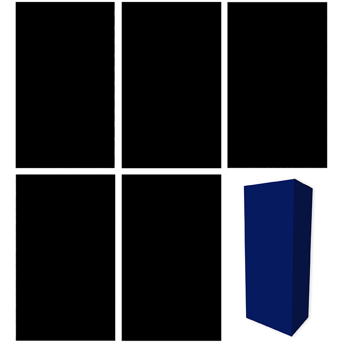 papier 2m x 70cm  SET76 czarny