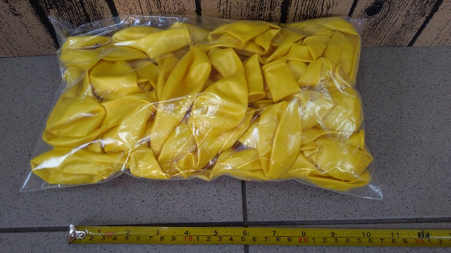 balony 100szt. żółte METALICZNE fi-27