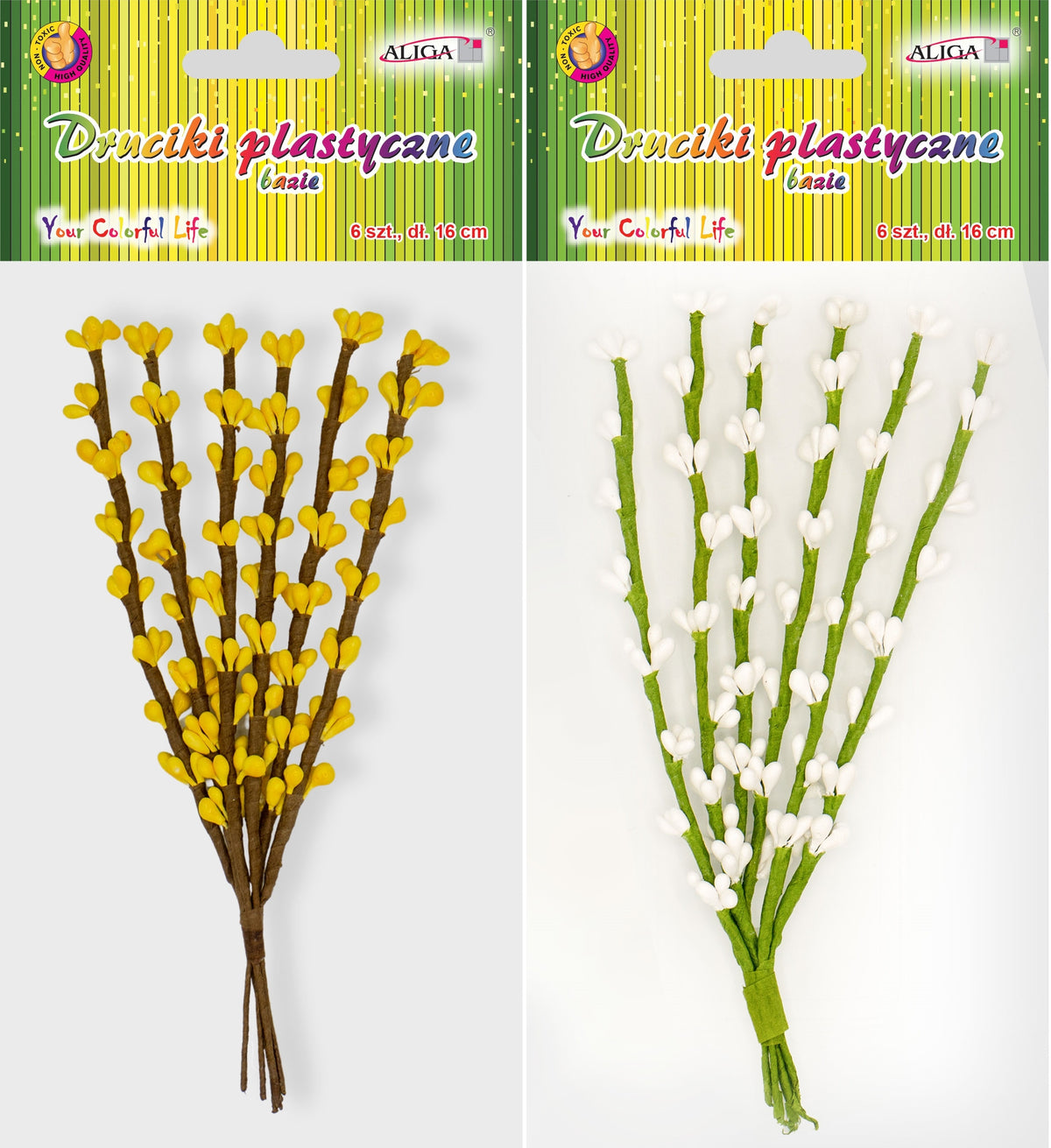 bazie długość 16 cm  6 gałązek | DPW-9700