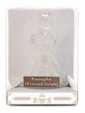 aniołek szklany Pamiątka Pierwszej Komunii Świętej 6cm