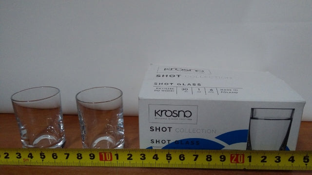 kieliszki do wódki 6szt  30ml. KROSNO
