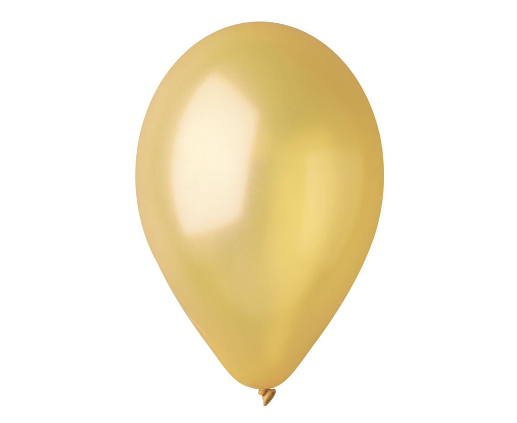 Balony Gemar 12" 30cm , metalik złoty dorato100 szt    GM110/74