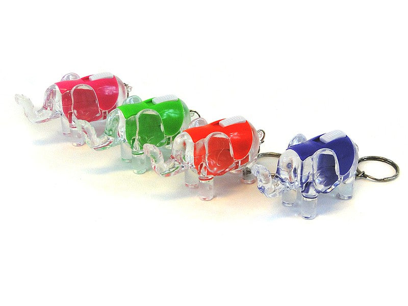 brelok świecący 6x4cm ze światłem 10szt.  SŁOŃ