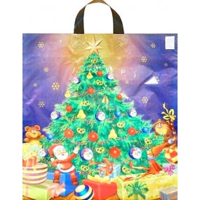 reklamówka z uchwytem 44x50cm choinka 25szt.