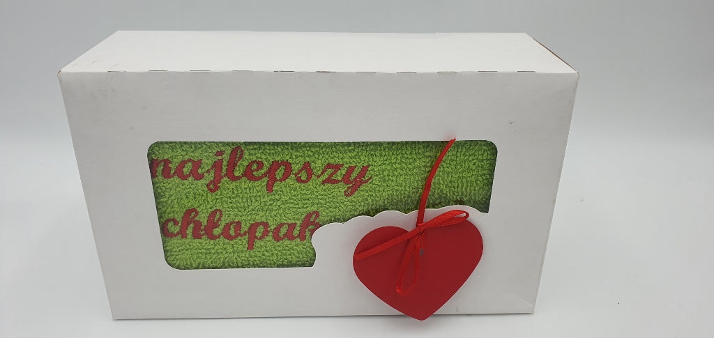 ręcznik 50 x 100 cm w kartoniku Najlepszy Chłopak