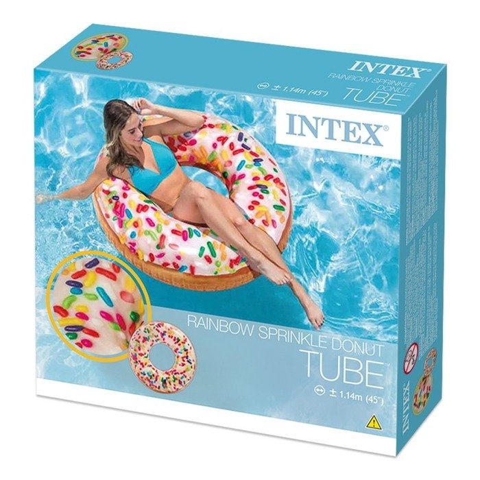 koło do pływania CIASTKO Z POSYPKĄ 1,14m INTEX | 56263