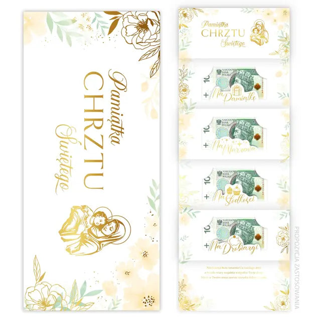 karnet premium na banknoty Chrzest - 16