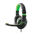 słuchawki z mikrofonem zielone GAMING CROW ESPERANZA EGH330G