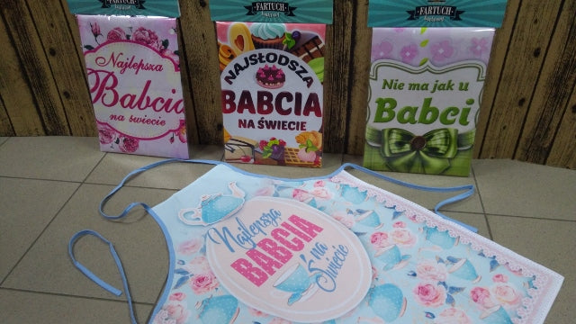 fartuch Najlepsza Babcia na świecie   FP107