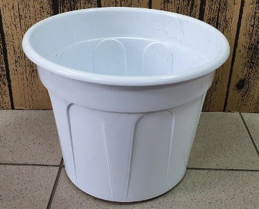 doniczka/osłonka 23cm KARO BIAŁA