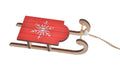 saneczki drewniane 15cm CZERWONE HDA-8418_RED