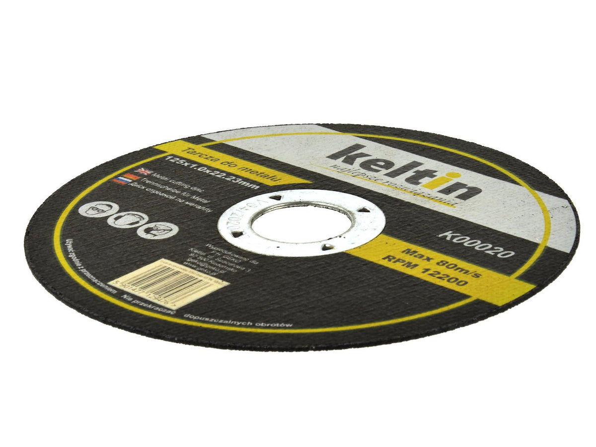 tarcza do cięcia metalu 125 x 1.0mm KELTIN  K00020