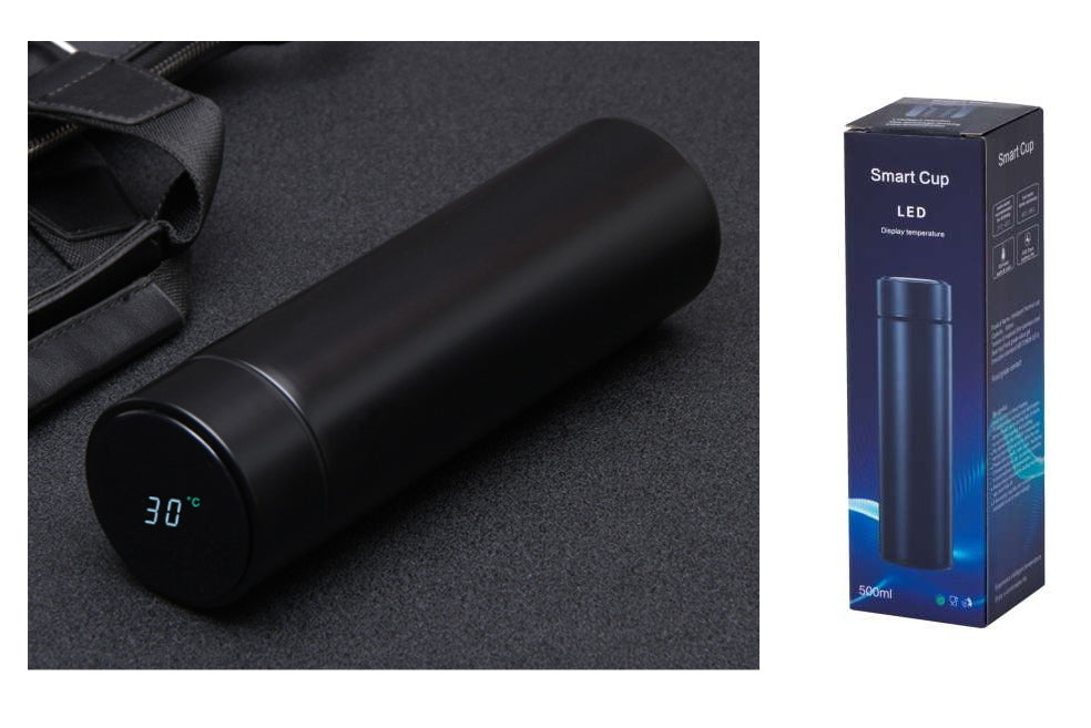 termos metalowy z wyświetlaczem led 0,5l.  AE-A2800