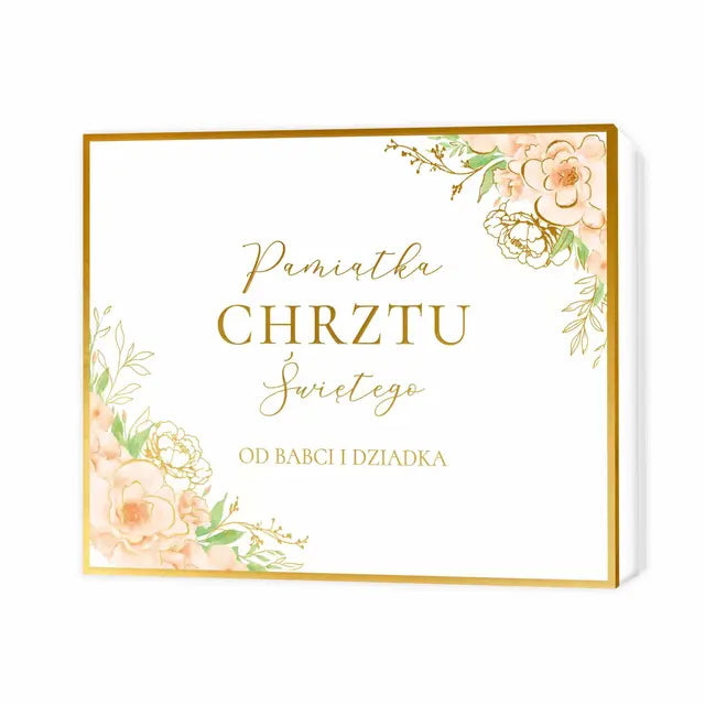 pudełko prezentowe Chrzest Święty - 39 od Babci i Dziadka