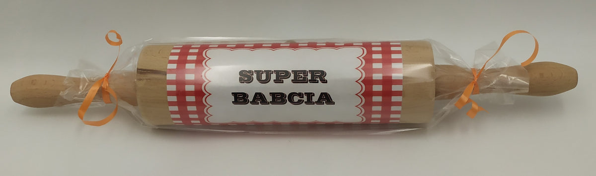 wałek do ciasta SUPER BABCIA 40cm P787W1