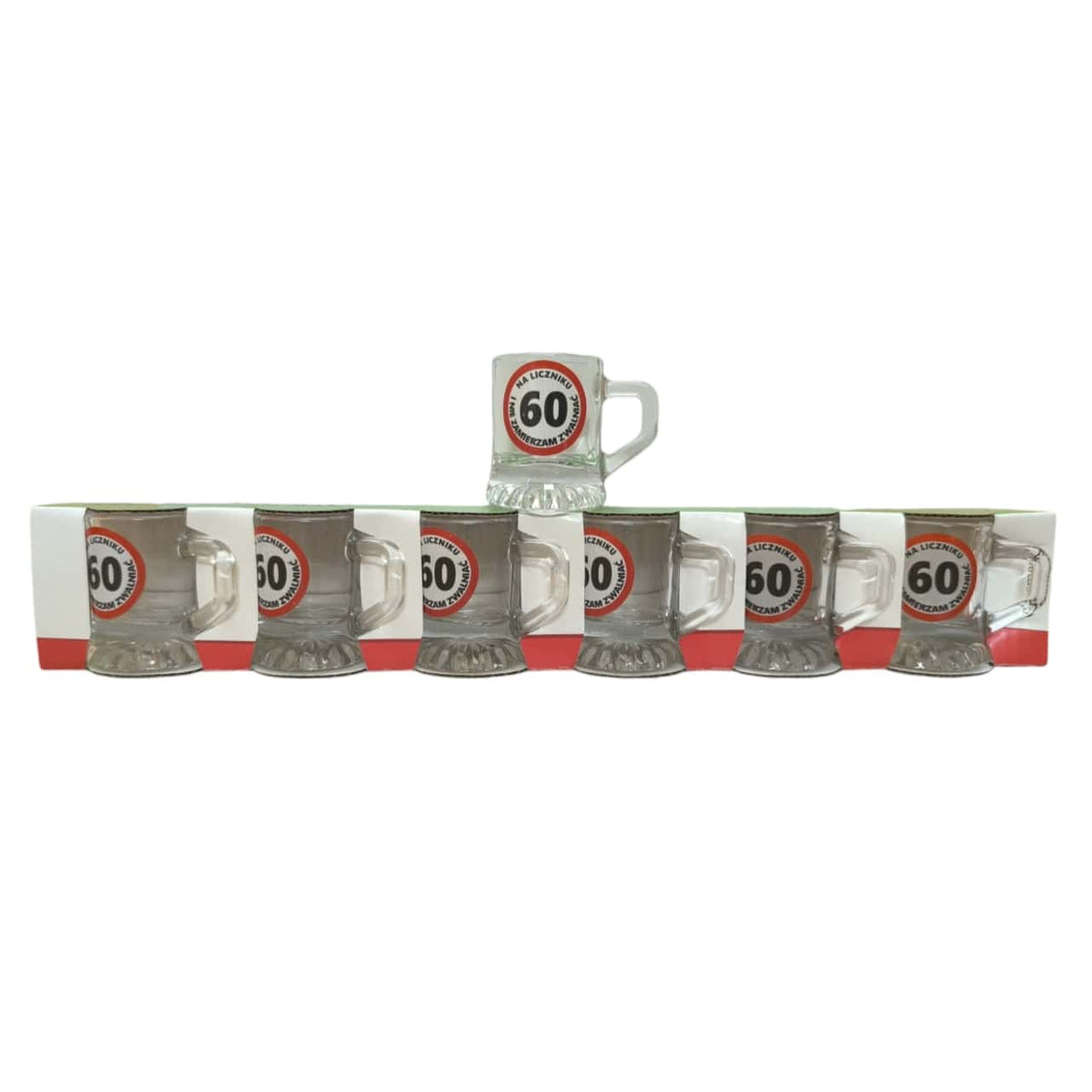 kieliszek kufelek 6szt. 60-tka 25ml