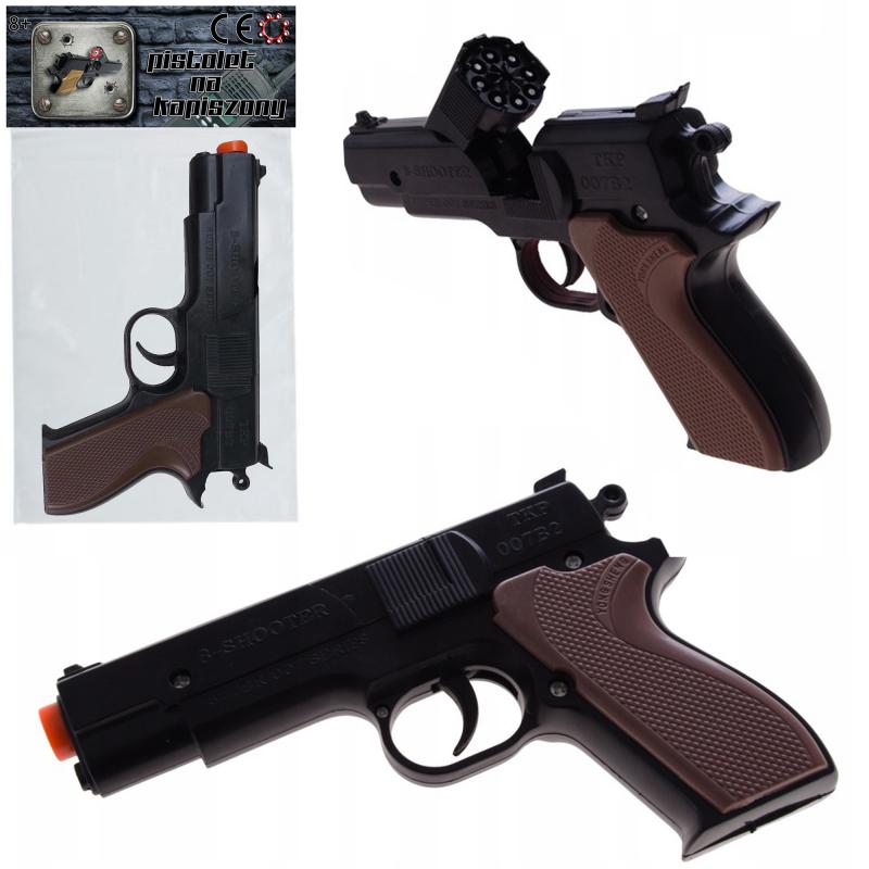 pistolet na spłonkę kapiszony 17cm A-0445