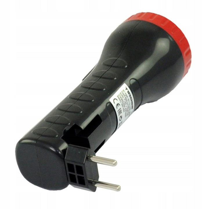 latarka akumulatorowa LED+COB z wtyczką 16cm 2 tryby 150m TIROSS 2256 1139  12037