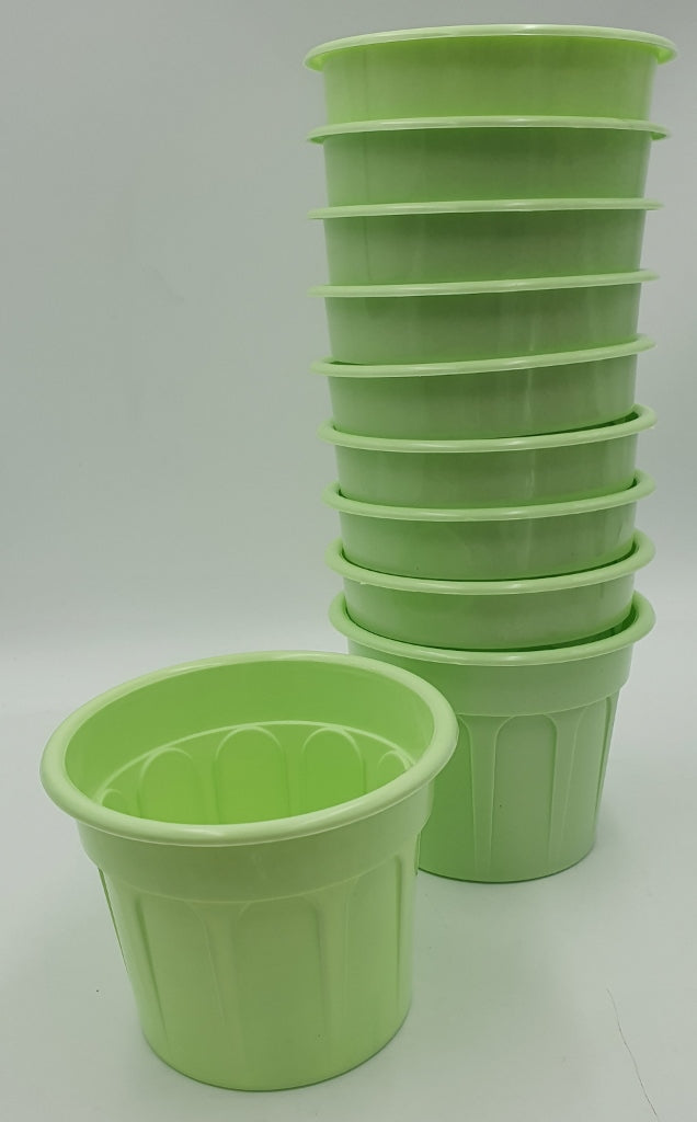 osłonka / doniczka 10szt CARO 11cm  Pistacja