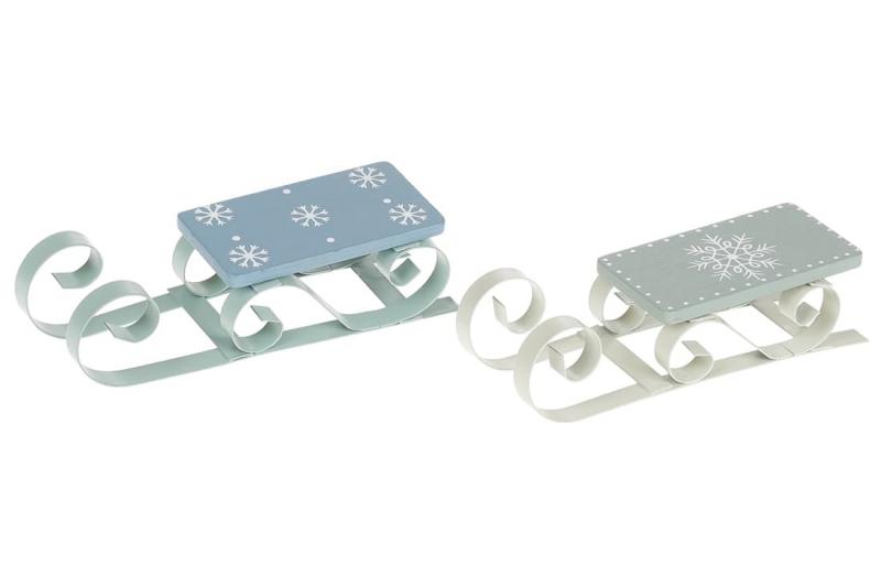 ozdoba SANKI METALOWE 12cm | HDD-189047