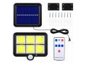 lampa solarna 120led czujnik ruchu zmierzch+pilot