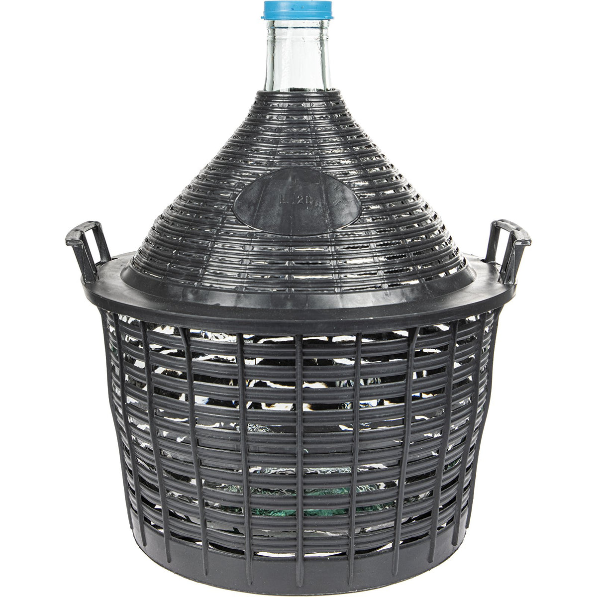 balon do wina 20l w koszu plastikowym | 644020