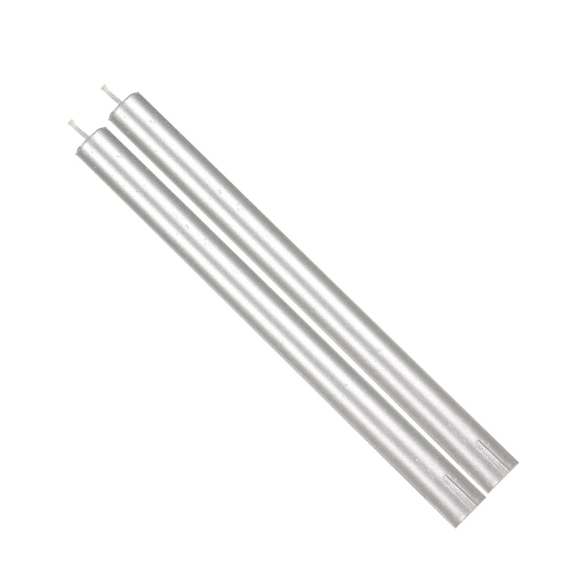 świeca rustykalna stołowa srebrna 250/22mm 2szt.  | RSTO25LA2