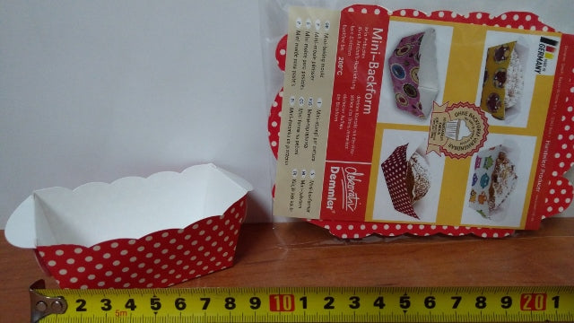 foremki do pieczenia 7x4x4cm papierowe 10szt. |  23-57