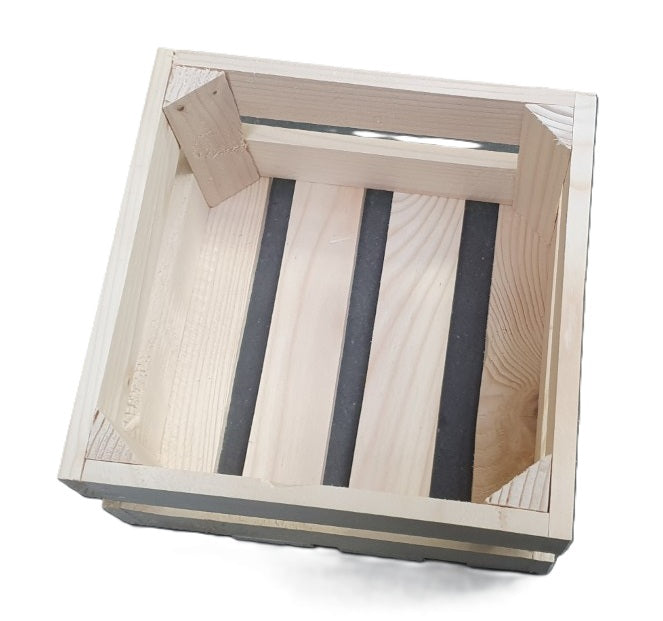 skrzynka drewniana kosz na prezenty 20 x 34 x 12cm L245A
