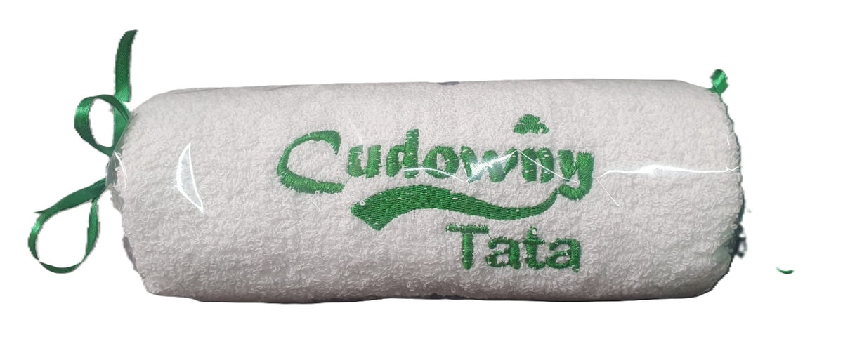 ręcznik haftowany 50 x 100 Cudowny Tata