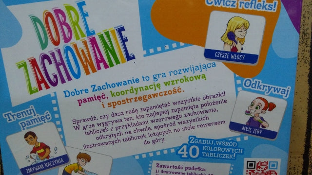 gra dla bystrzaków DOBRE ZACHOWANIE