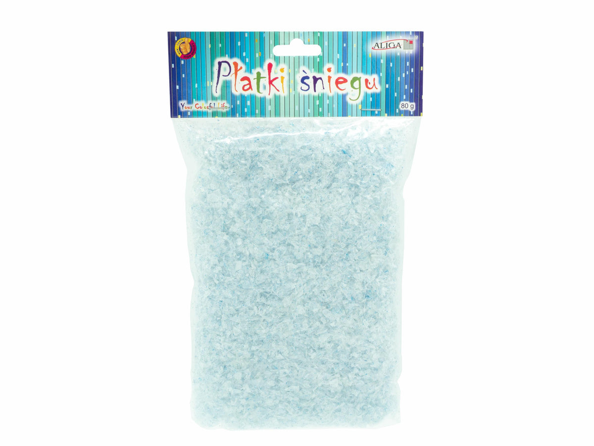 płatki śniegu  błękitne op. 80 g |  OS-40-BL