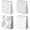 torebki ozdobne 10szt.  TD set 114 BIAŁE 11,2 x 14 x 6,4 cm.