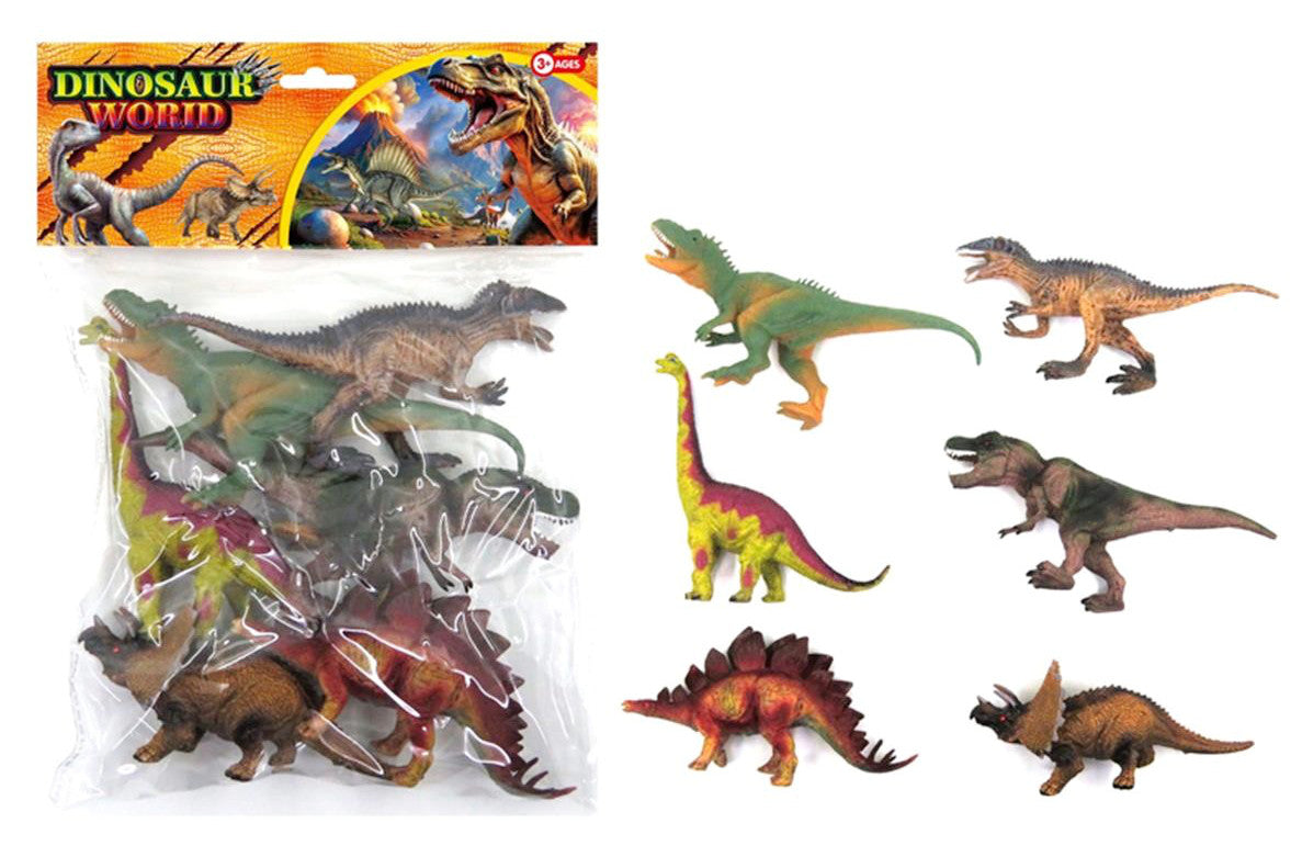 figurki 6szt. dinozaury