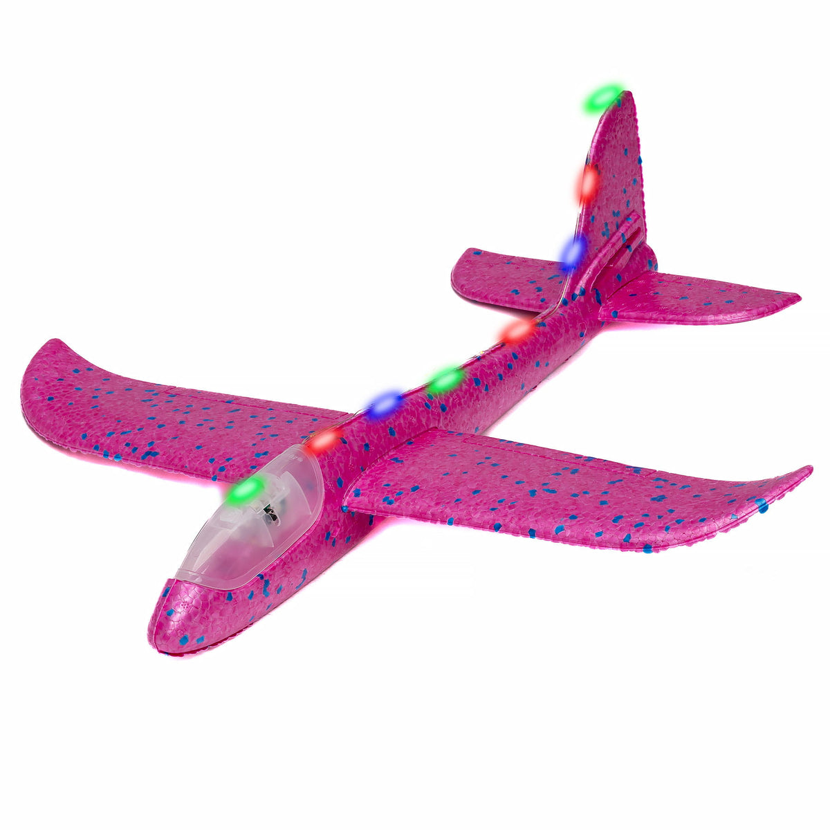 samolot świecący styropianowy 48cm | B-1283