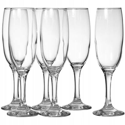 kieliszki 6szt. do szampana 220ml | EMP541
