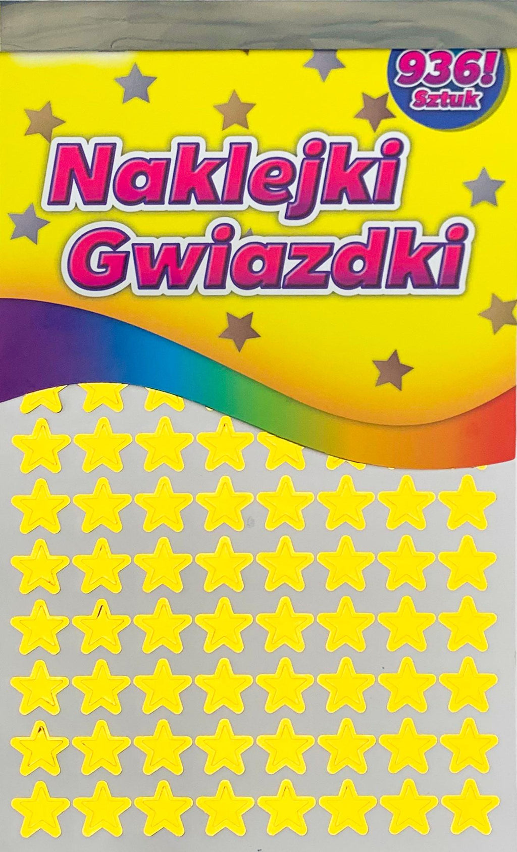 naklejki  gwiazdki album 14,5x24cm  936 szt.  |  NKX-6167