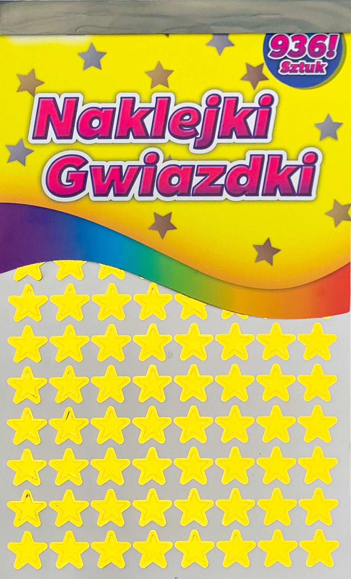 naklejki  gwiazdki album 14,5x24cm  936 szt.  |  NKX-6167