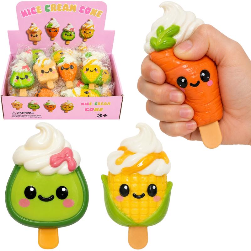 gniotek squishy 12cm ZABAWNE LODY