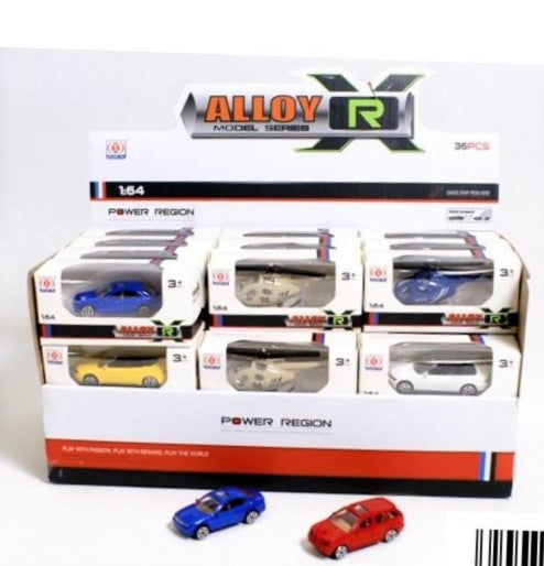 pojazdy metalowe w kartoniku 1:64