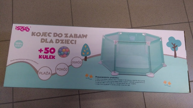 kojec dla dzieci składany + 50 piłek | TK1011