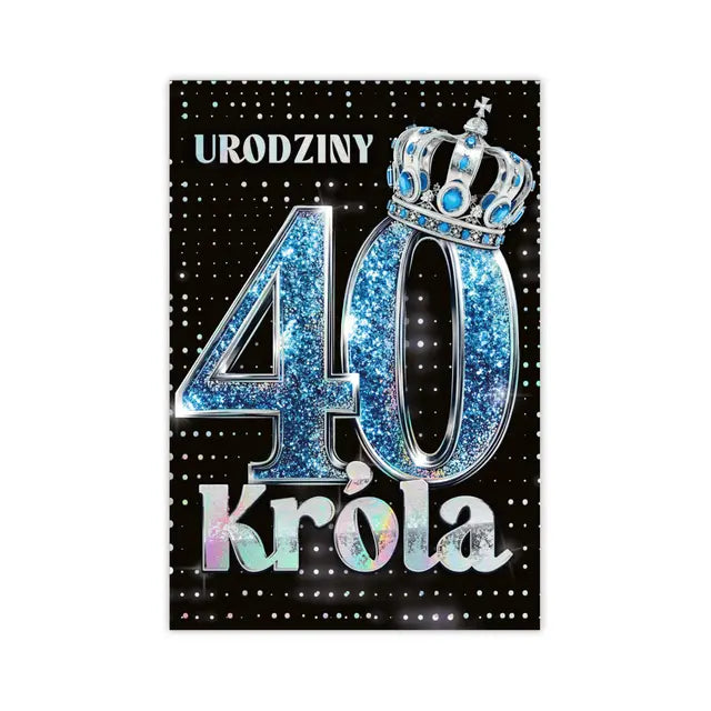kartka B6 na 40 Urodziny - 39