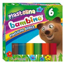 plastelina 6 kol. Bambino 1727