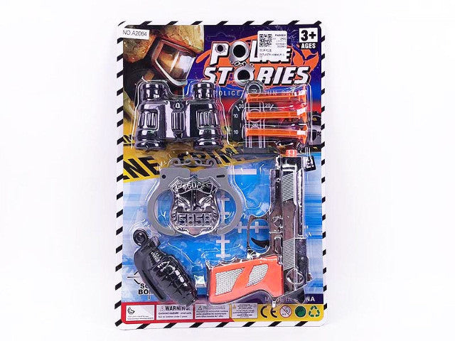 zestaw policyjny na blistrze 31,5 x 21,5 cm BBRO5665