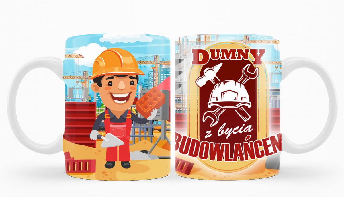 Kubek - Dumny z bycia budowlańcem   K184