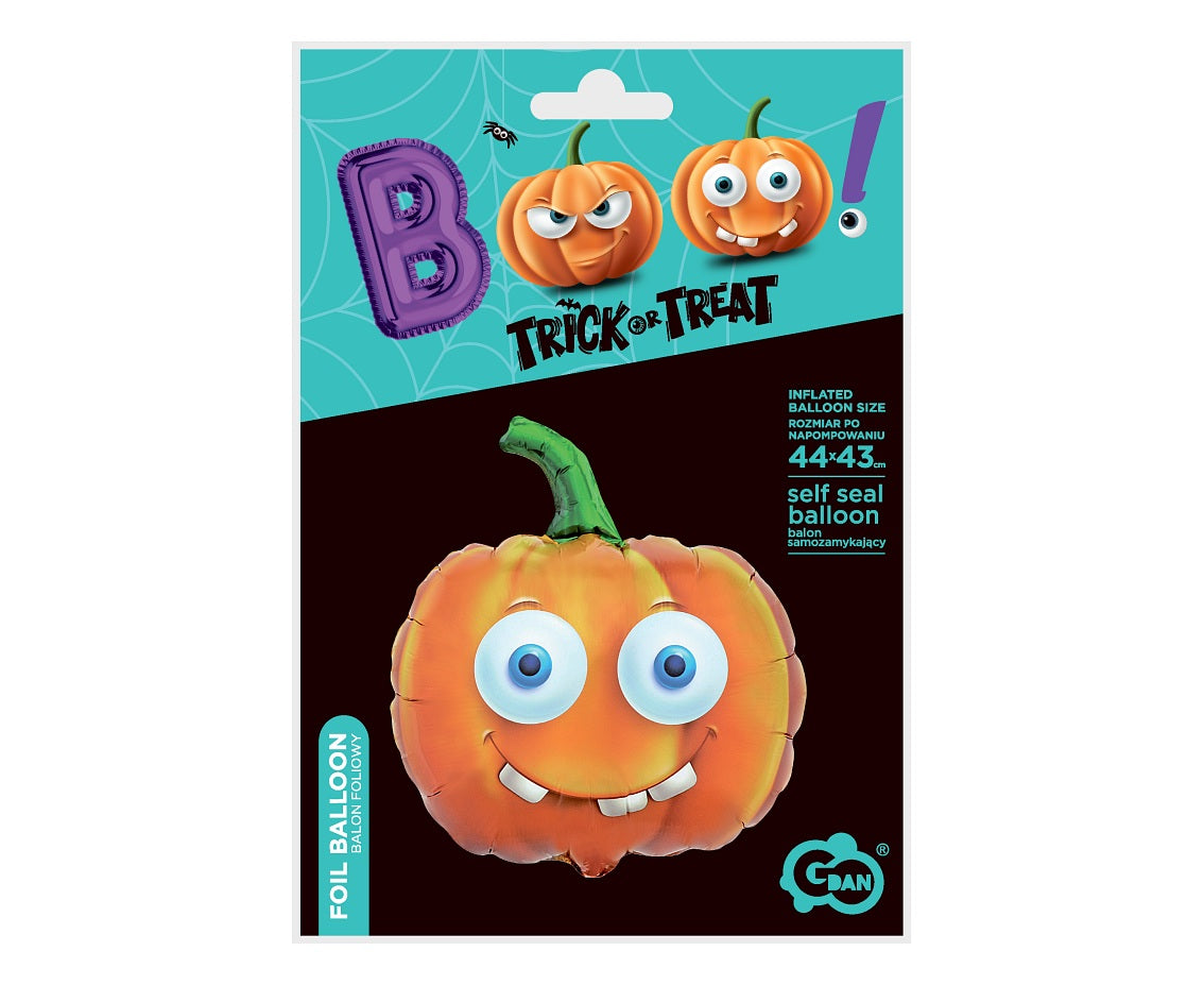 balon foliowy Dynia BOO! 44x43 cm BF-HDYN