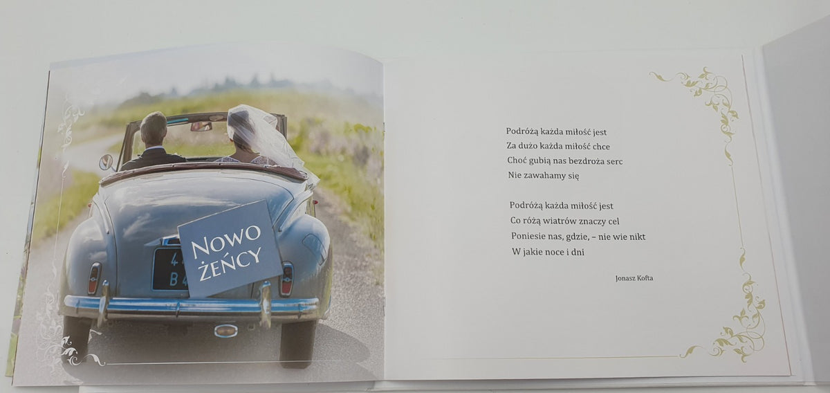 album A4 Pamiątka W dniu Ślubu od Ojca Chrzestnego