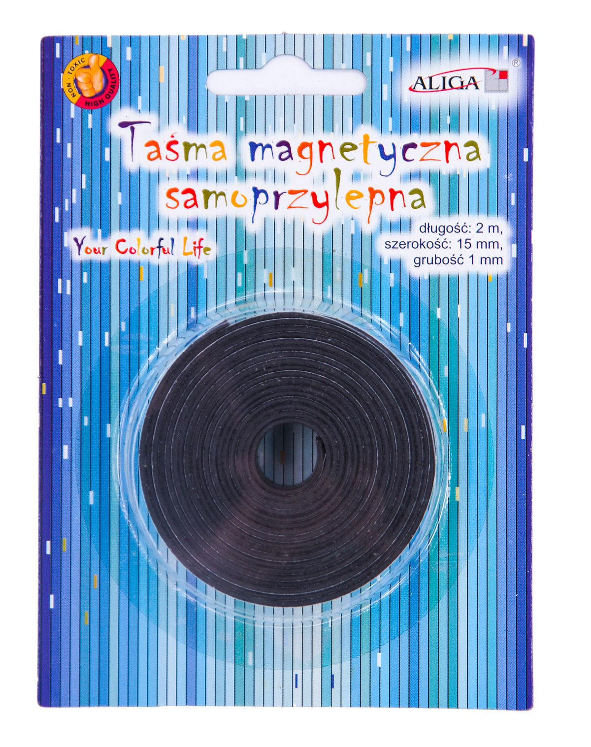 taśma samoprzylepna magnetyczna 1mm x15mm x2m | 3441