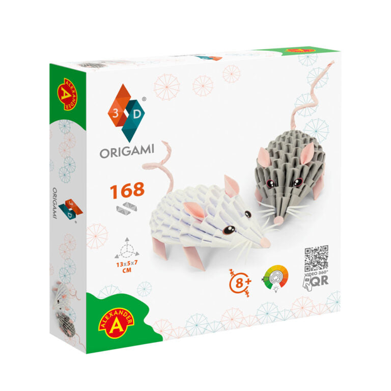 zestaw kreatywny Origami 3D – Myszki